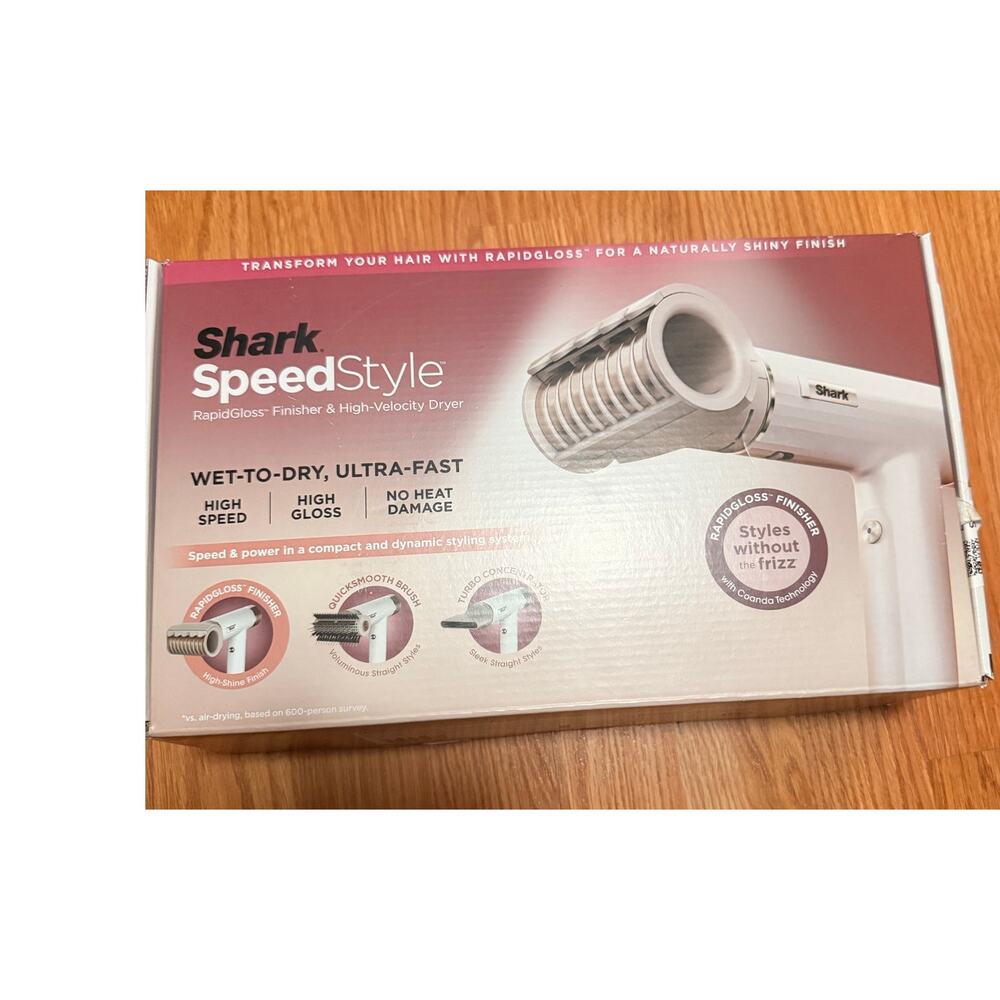 Shark SpeedStyle RapidGloss Finisher & High-Velocity Hair Dryer